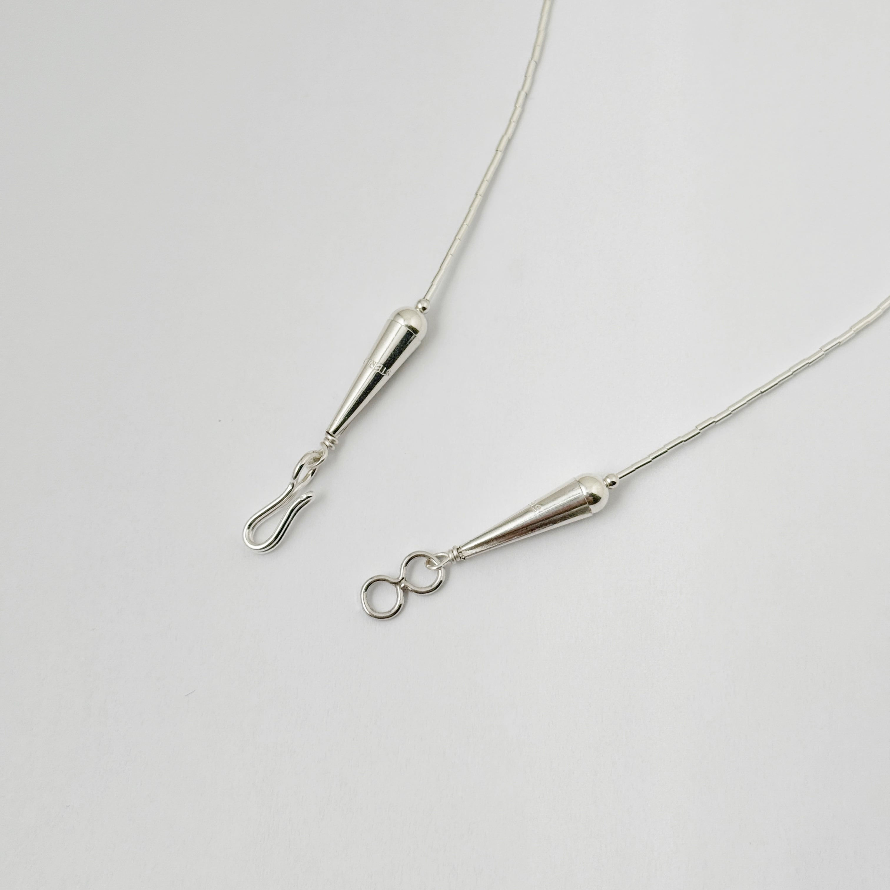 インディアンジュエリー フェティッシュネックレス オールシルバー スターリング インディアンジュエリー 注文 フェティッシュネックレス オール