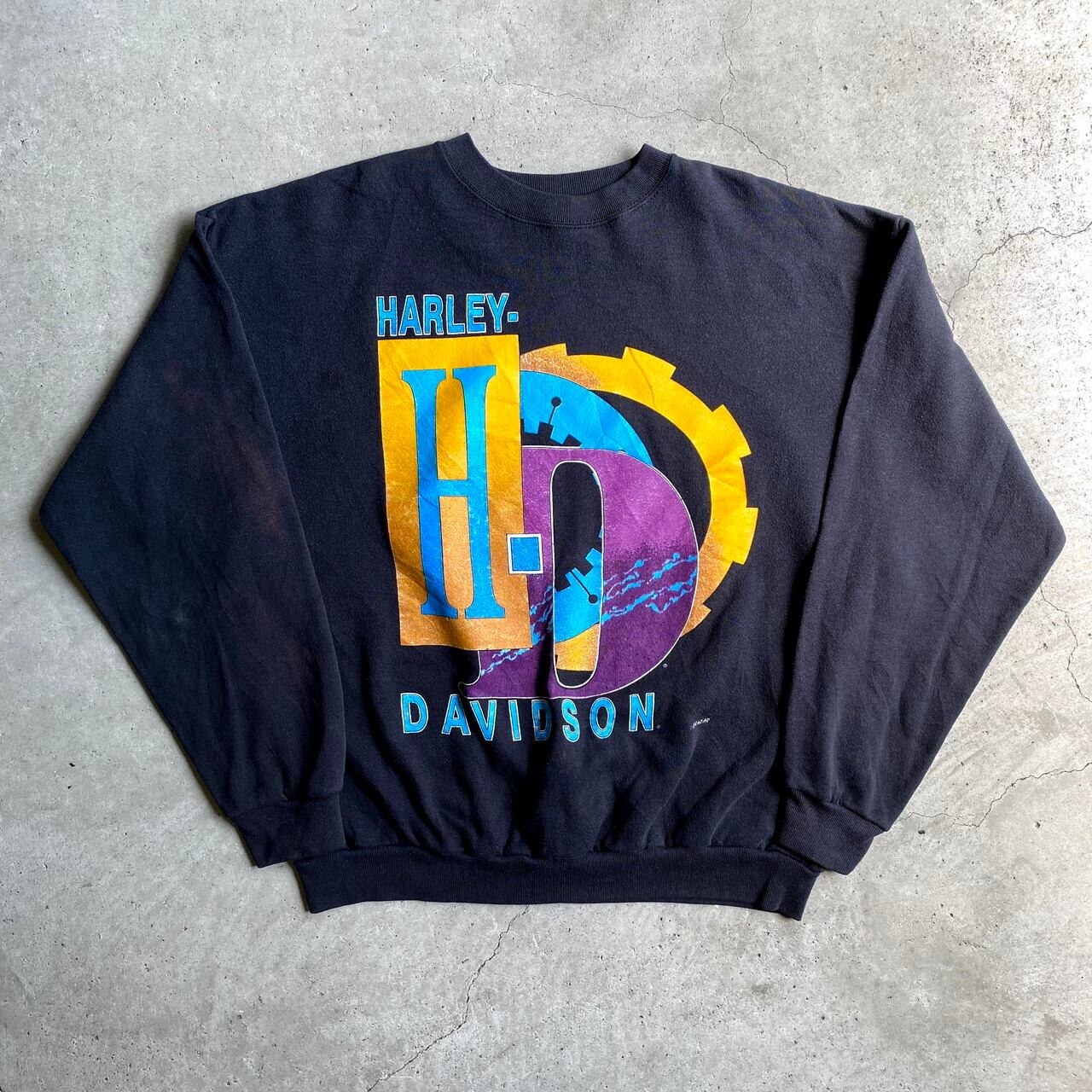 80〜90年代 USA製 Harley-Davidson ハーレーダビッドソン プリント  