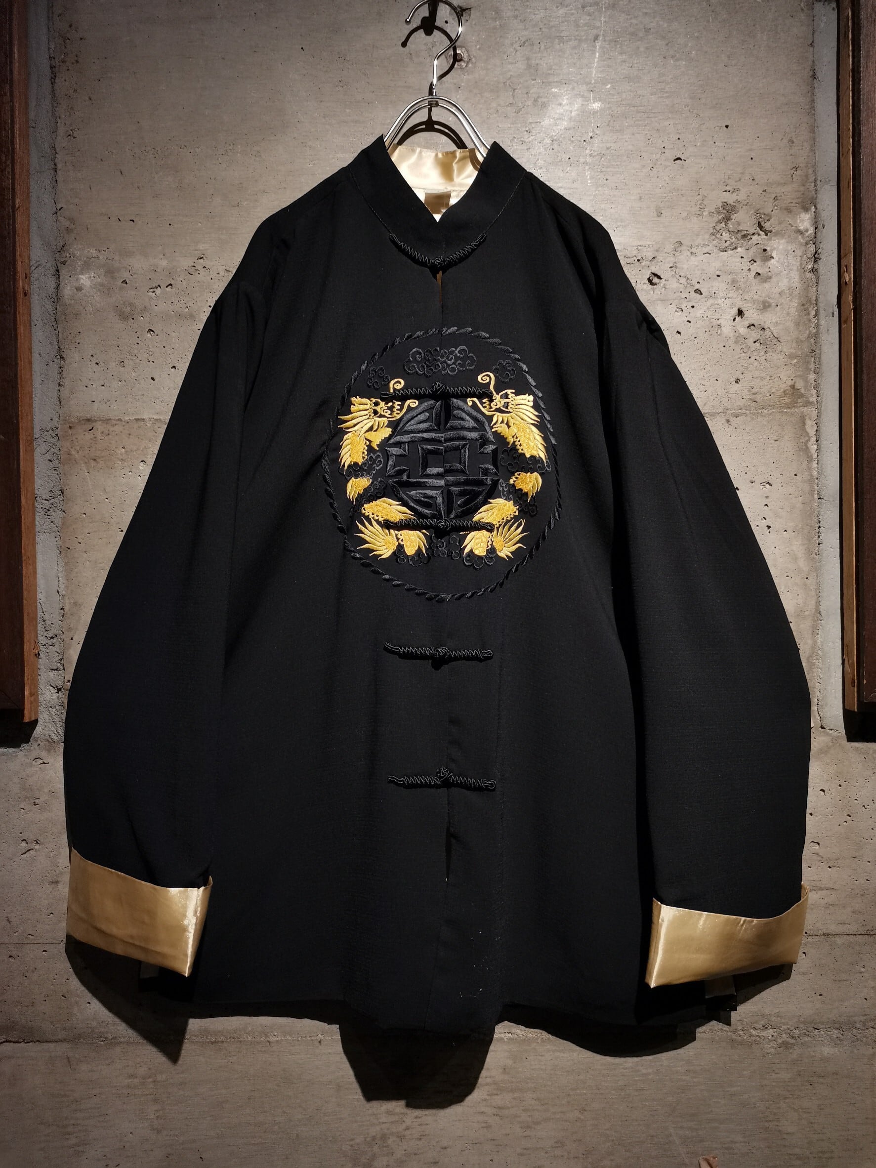 【Caka】Dragon Embroidery Vintage Loose China Shirts Jacket |  Caka(カカ）下北沢古着屋、セレクトショップ powered by BASE