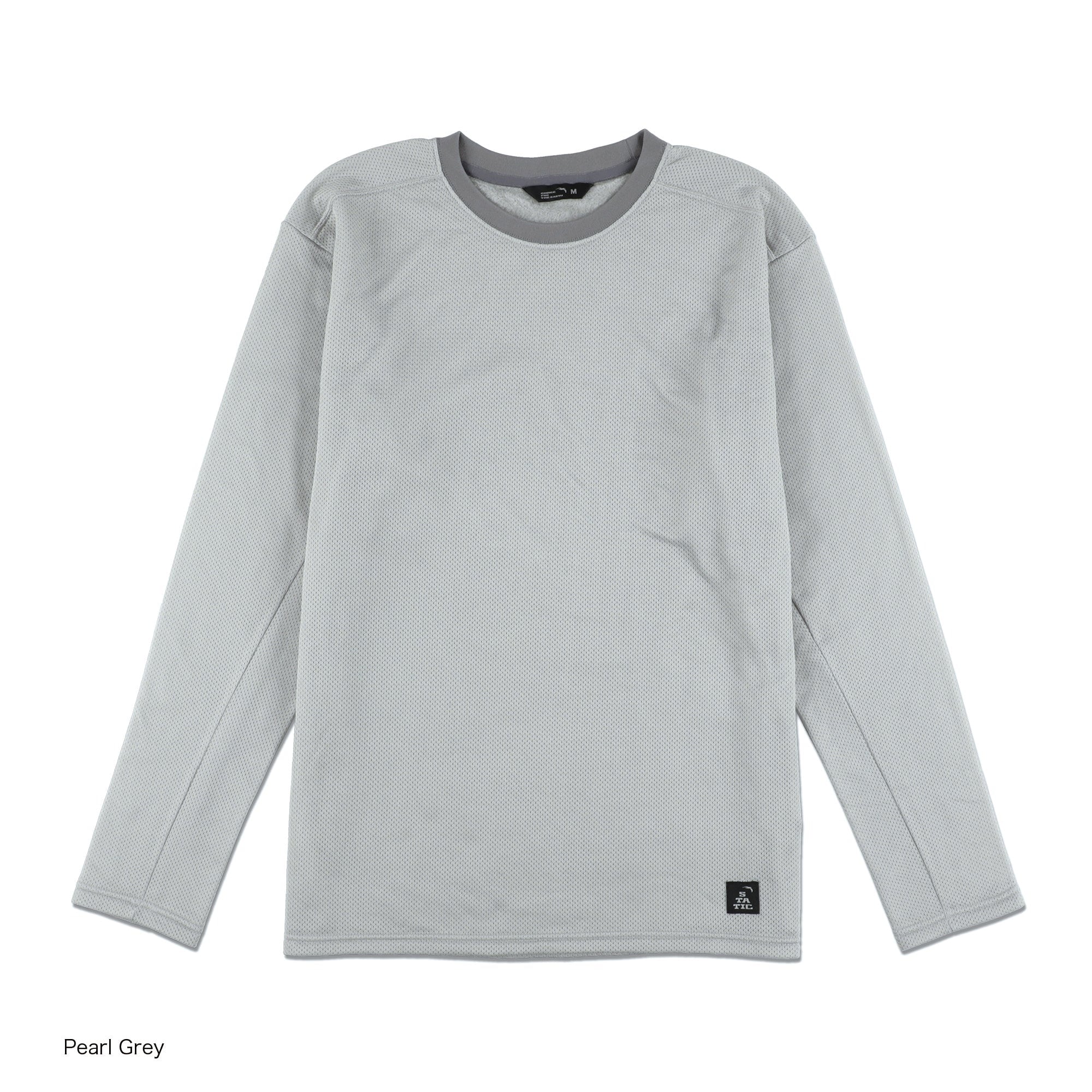STATIC(スタティック)ADRIFT CREW -Pearl Grey メンズレディース アクティブインサレーション