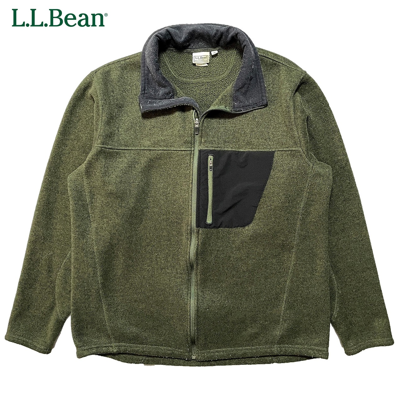 USA 古着 L.L.Bean エルエルビーン ポリエステル フリースジャケット  