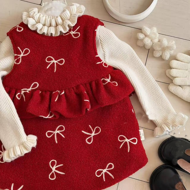 冬二重フリルカラーインナー