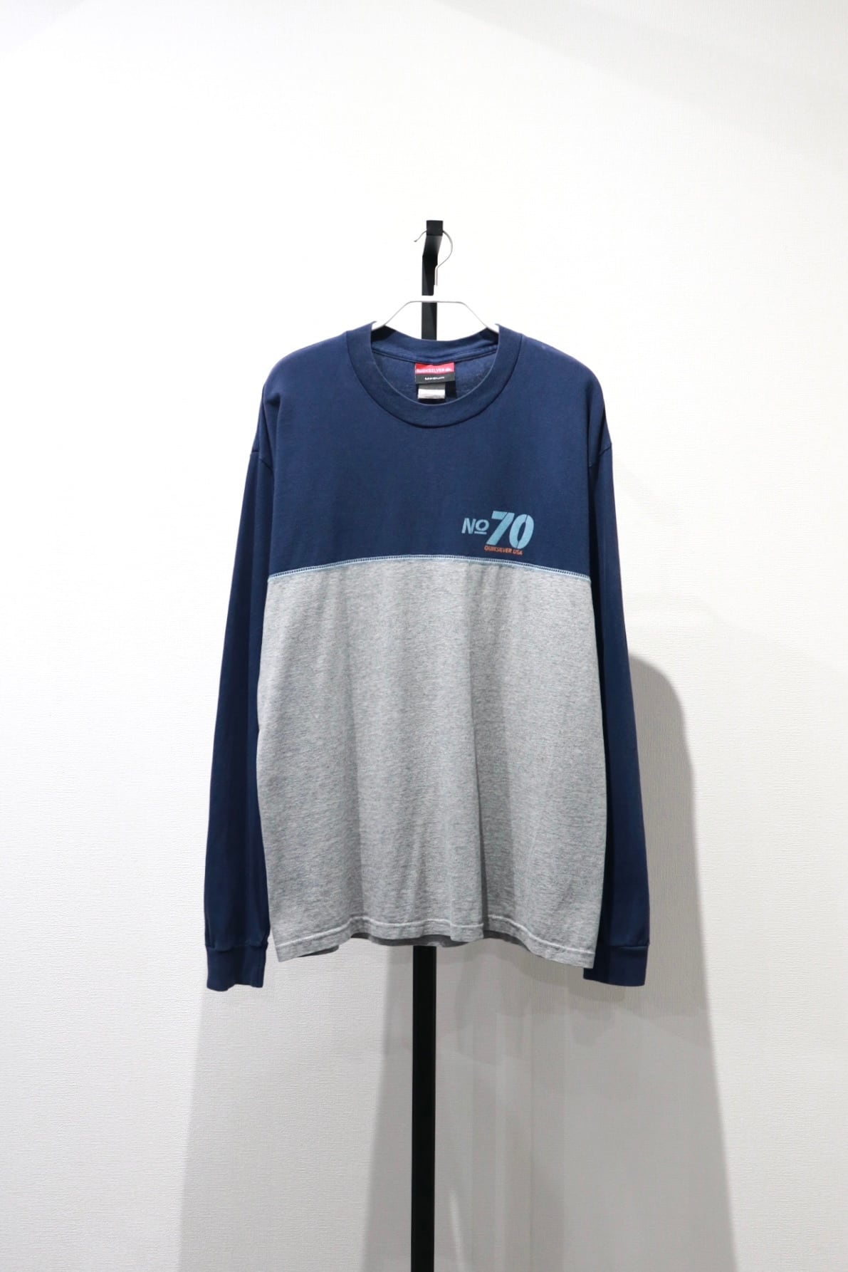 【追跡あり/匿名配送】Quicksilver Grail Quiksilver 2 tone l/s t shirt | Cary