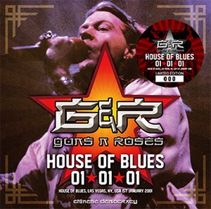 NEW GUNS N' ROSES HOUSE OF BLUES 01.01.01   2CDR 　Free Shipping