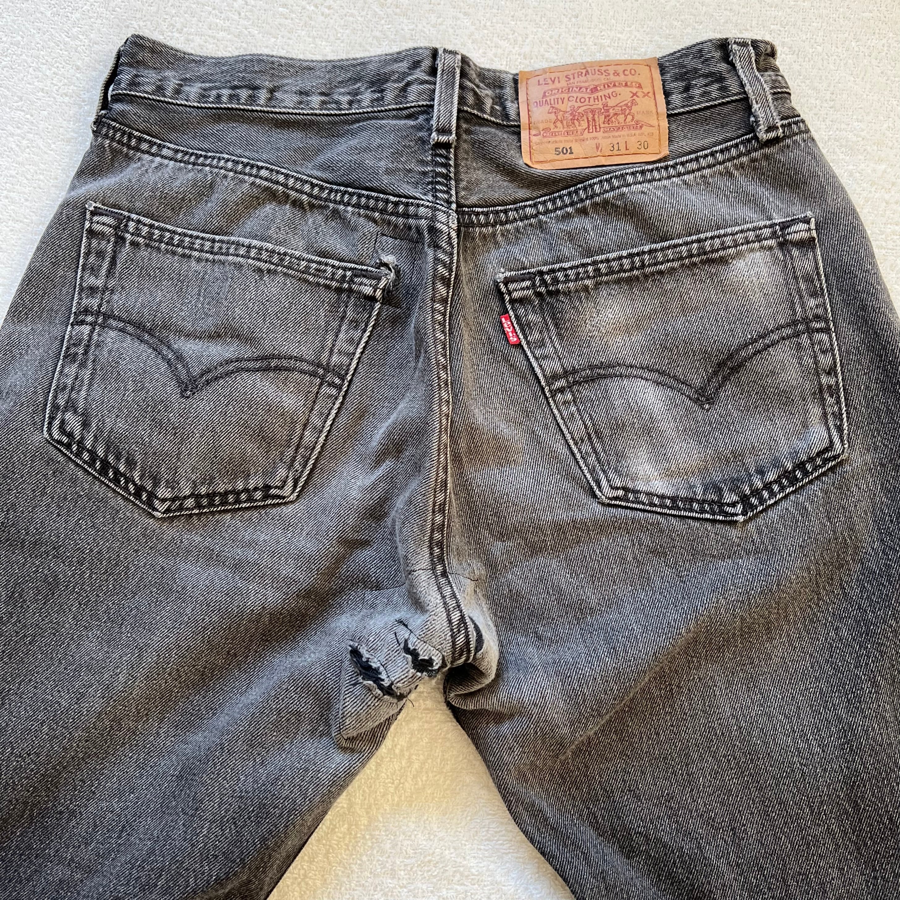 90’s USA製 Levi's リーバイス 501XX ダメージ デニム 31