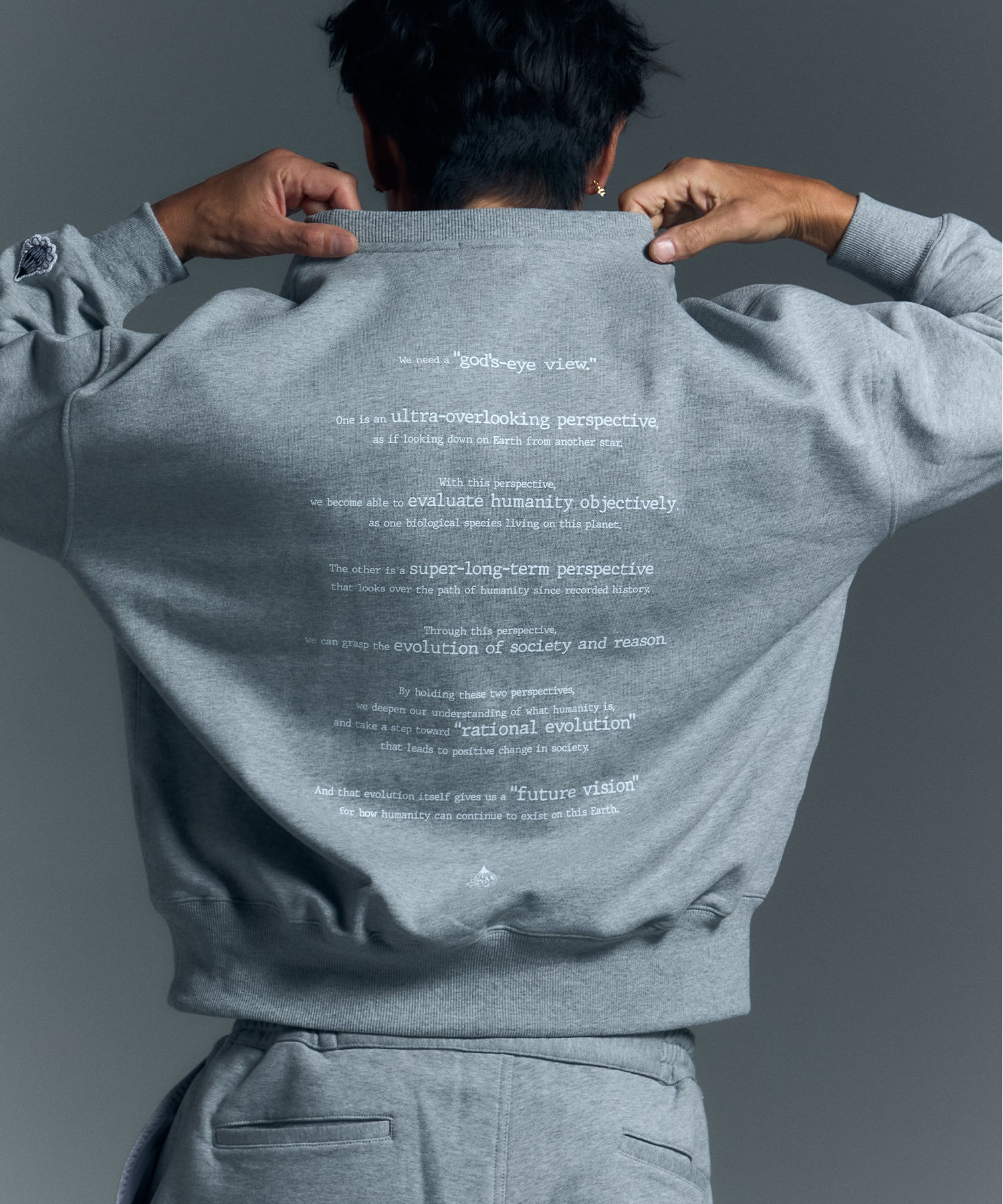 GOD'S EYE VIEW SWEAT TRAINER［HSC010］ | HAPPY SAUCE