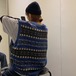 【送料無料】 2色 ニット ベスト l トップス 重ね着 ルーズ Vネック ビッグサイズ おしゃれ 柄 レトロ カジュアル 可愛い トラッド オーバーサイズ ドロップショルダー ノースリーブ 大きめ ゆったり マニッシュ こなれ感 トップス コーデ 通学 学生 ブルー 青 カーキ アーガイル風 10代 20代 30代 秋 冬 トレンド 韓国 ファッション 普段着 着回し お洒落 存在感