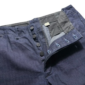 RRL indigo herringbone denim pants