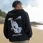 GOD'S GIFT ZIP HOODIE 【Black】