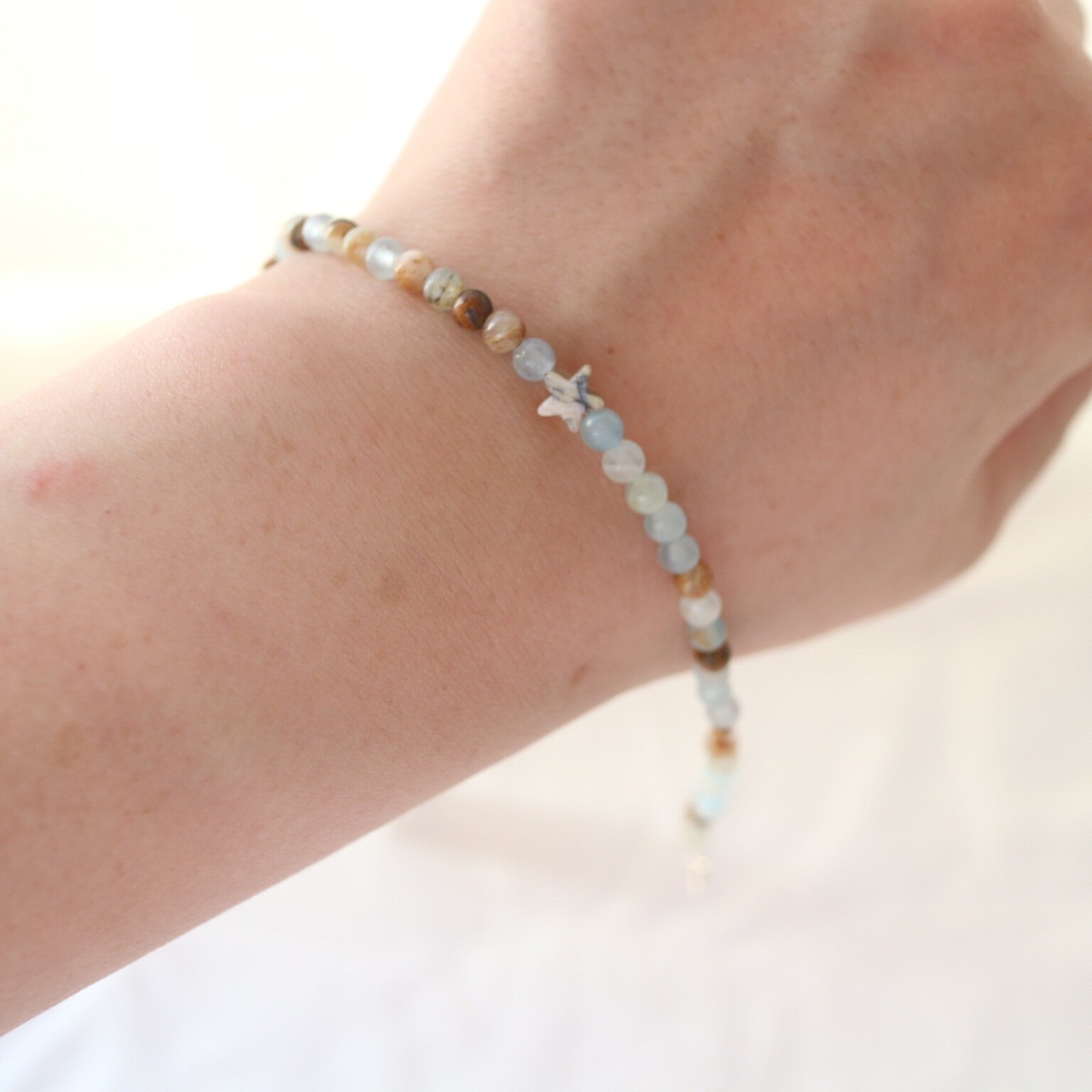 カルサイトブルー　bracelet