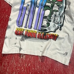 GINS’N ROSES USE YOUR ILLUSION バンドTシャツ 白 ガンズ