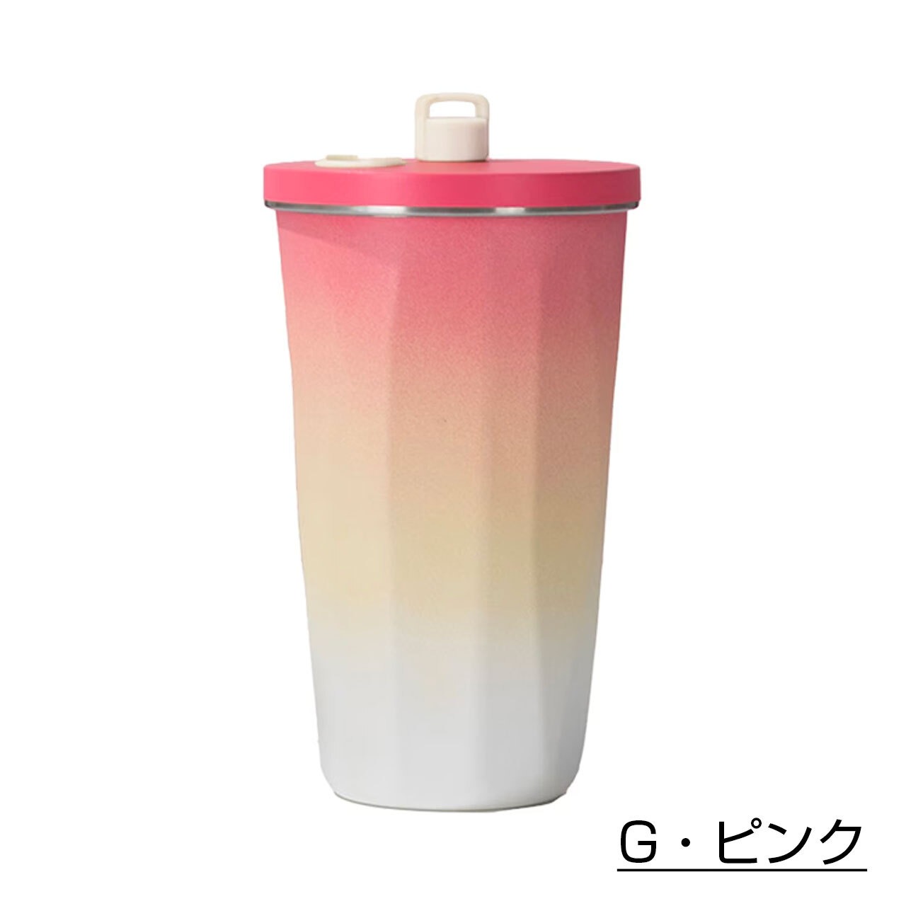 ステンレスタンブラー＜保冷保温+ストロー付き＞