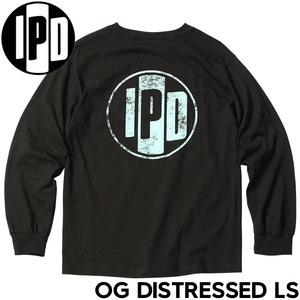 ロングスリーブTEE ロンT IPD アイピーディー OG DISTRESSED L/S TEE IPDLSOD-904 日本代理店正規品L