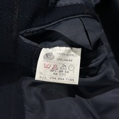 Vintage Yves Saint Laurent イヴサンローラン ヘリンボーン チェック テーラードジャケット C94-W84-T165 /ネイビー系 ビンテージ