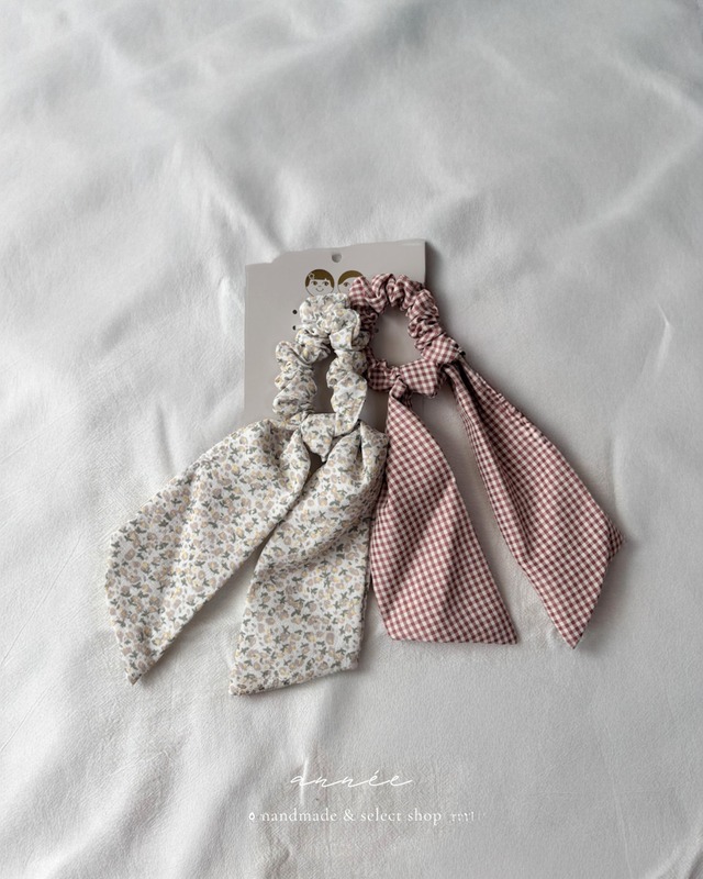 【即納】MIMI&LULA - Scrunchies  with tails