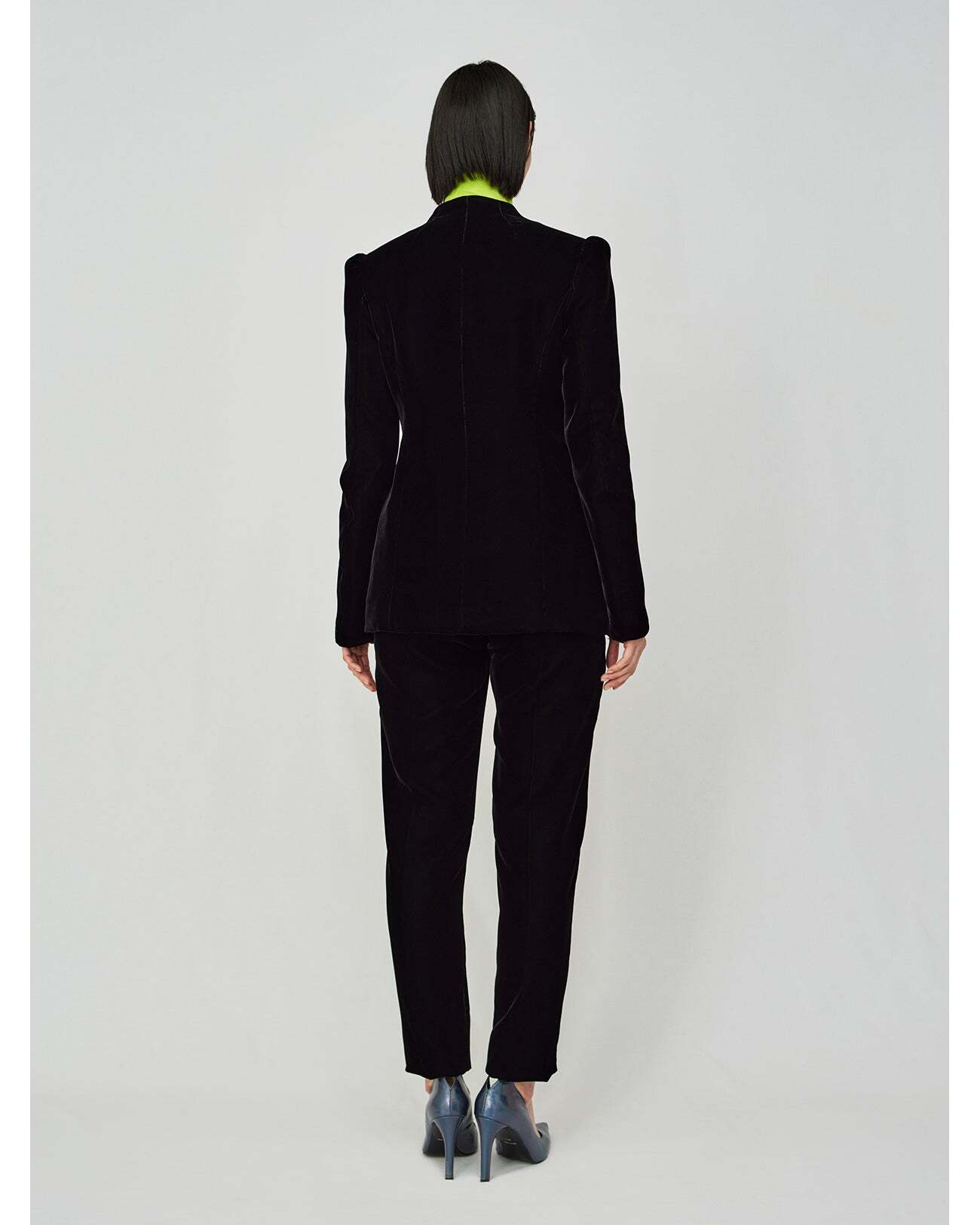 mame kurogouchi 金継ぎベロアハイネックトップス Kintsugi Velour Jersey High Neck Top 別注 新宿伊勢丹限定◇mame