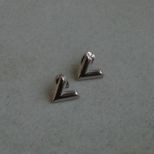 316L ( サージカルステンレス ) V pierce【SILVER】#p05