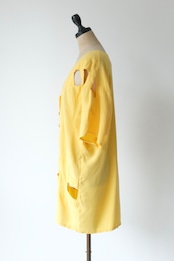 Cut-out yellow tunic Blouse