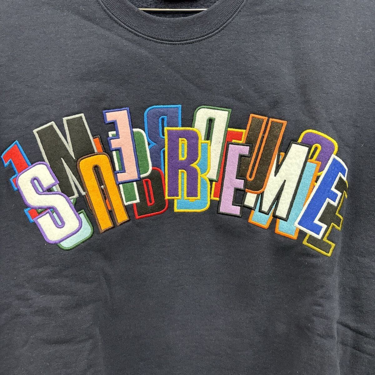 ✨美品✨ Supreme シュプリーム　ジャガードロゴクルーネックスウェット Supreme シュプリーム 22AW Box Logo Crewneck Heather Grey ボックス