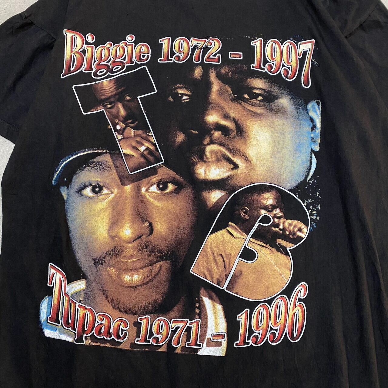 90s B.I.g ビギー Tシャツ ビンテージ HIPHOP 2pac