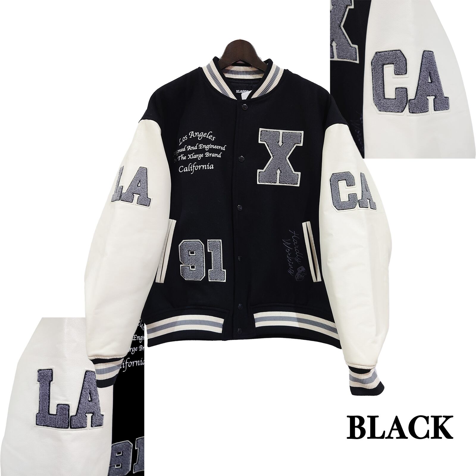 XLARGE（エクストララージ）スタジャン OG LOGO VARSITY JACKET 101234021009