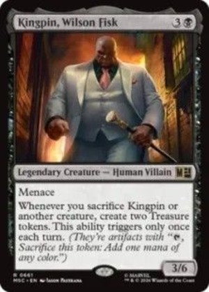 MTG《キングピン、ウィルソン・フィスク/Kingpin, Wilson Fisk(MSC)》英語