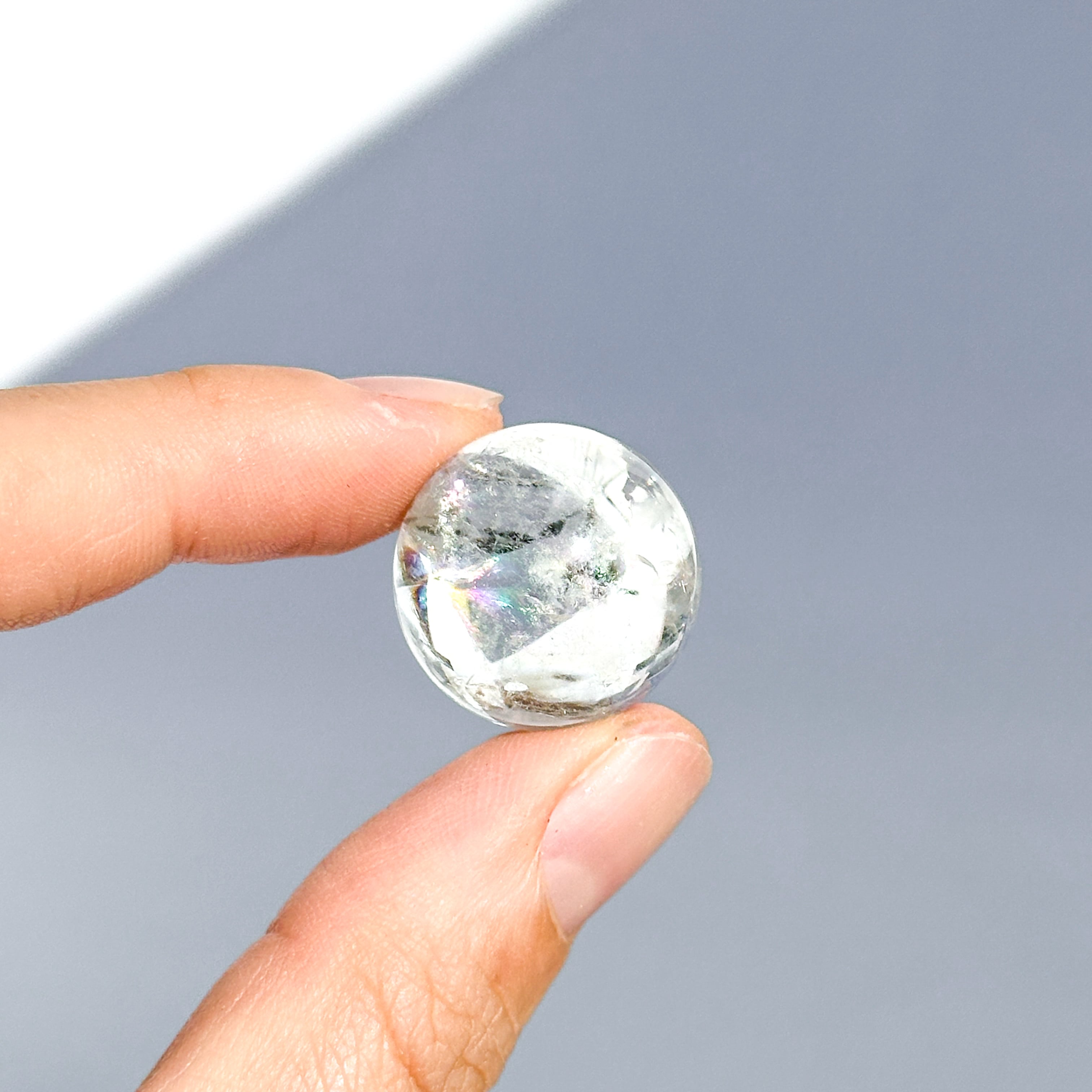 クリア(クラック)クォーツ スフィア 3個 set11◇ Clear Quartz