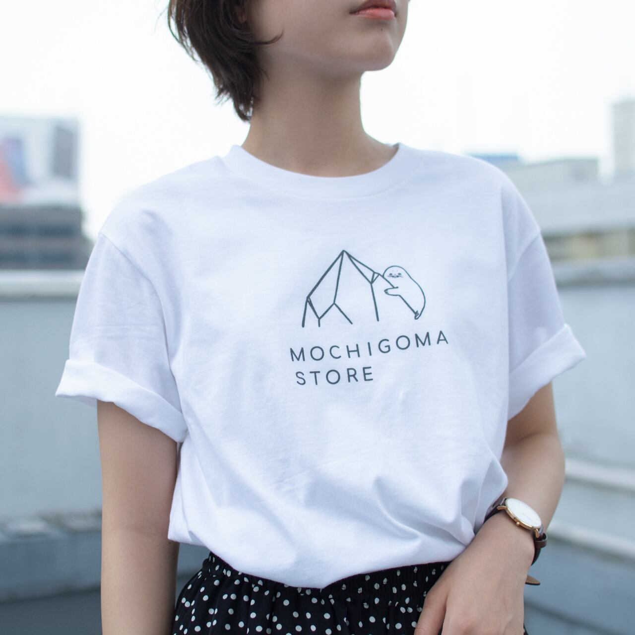 流氷を守るもちごまのTシャツ | MOCHIGOMA STORE