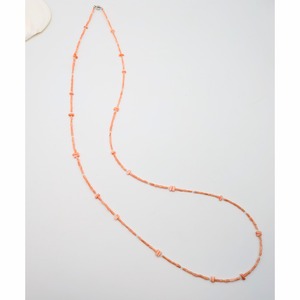 Necklace【 Pink Coral  long】