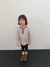 【取寄/韓国直送】digreen 26/AU へンリーネックアレTシャツ|秋服|韓国子供服