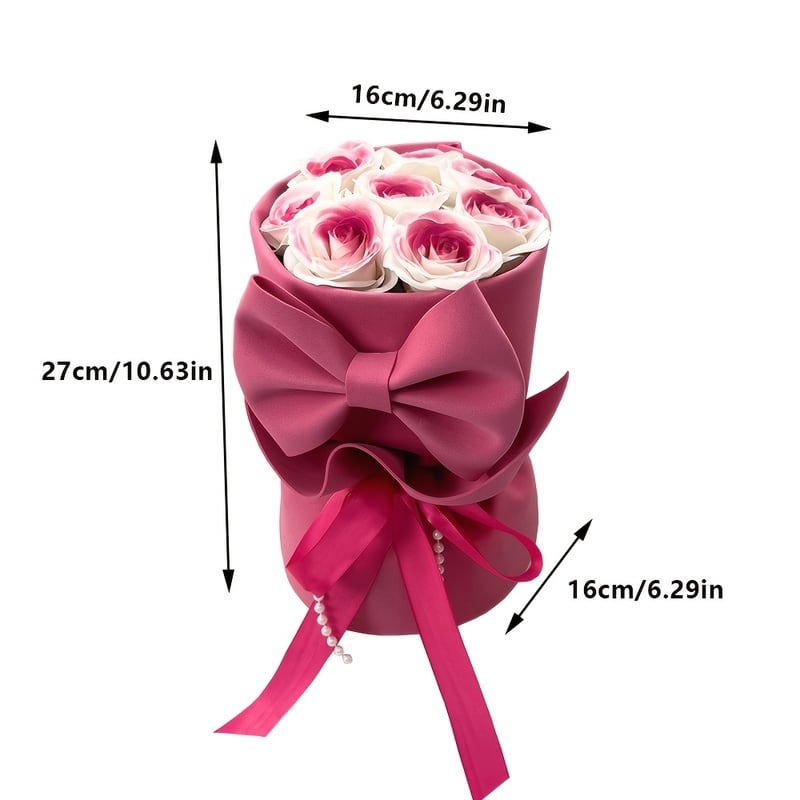 造花 薔薇 バラ 花束 エレガント リボン おしゃれ かわいい インテリア