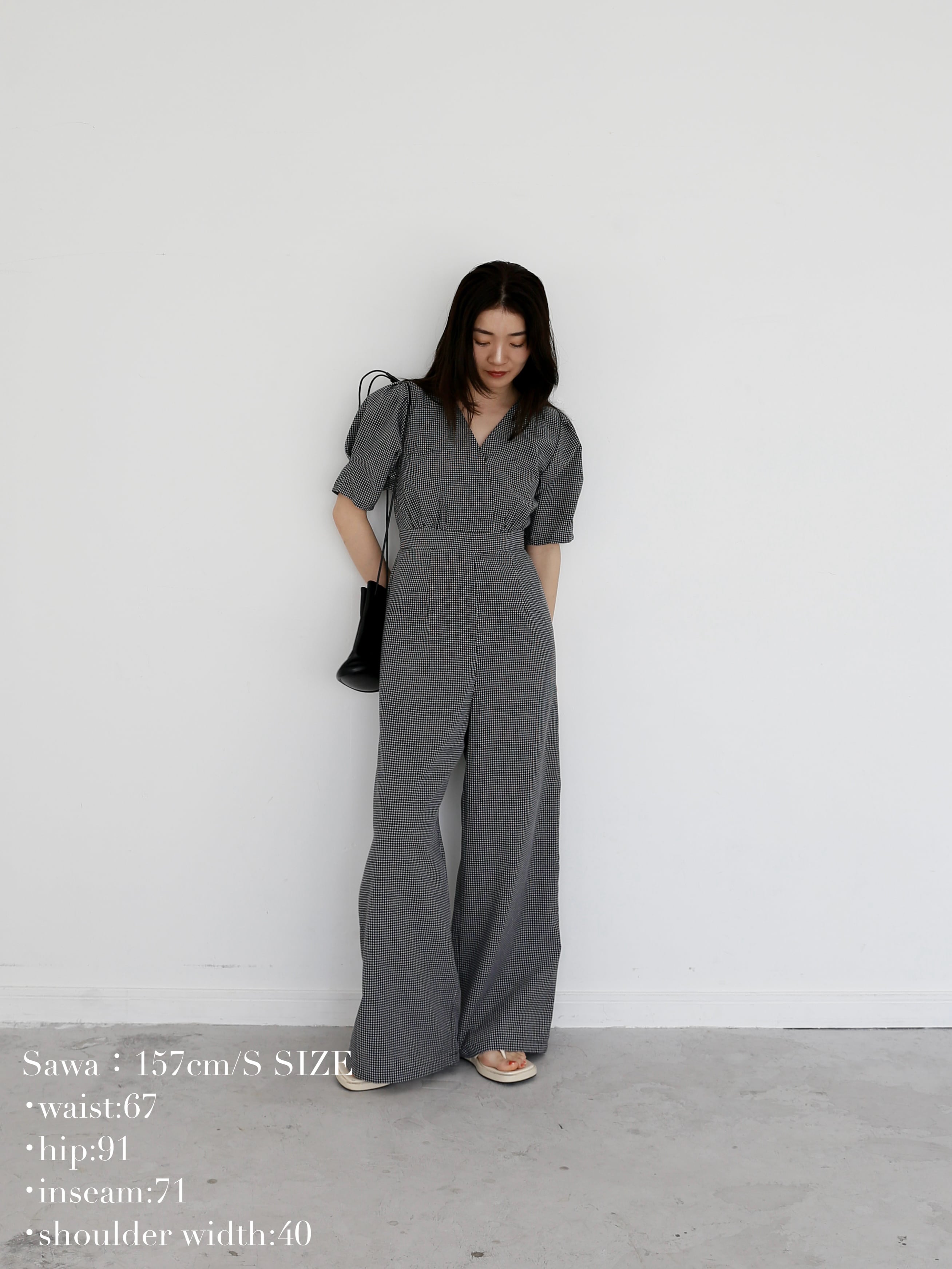 KATRIN TOKYO オールインワン v neck all-in-one | Katrin TOKYO