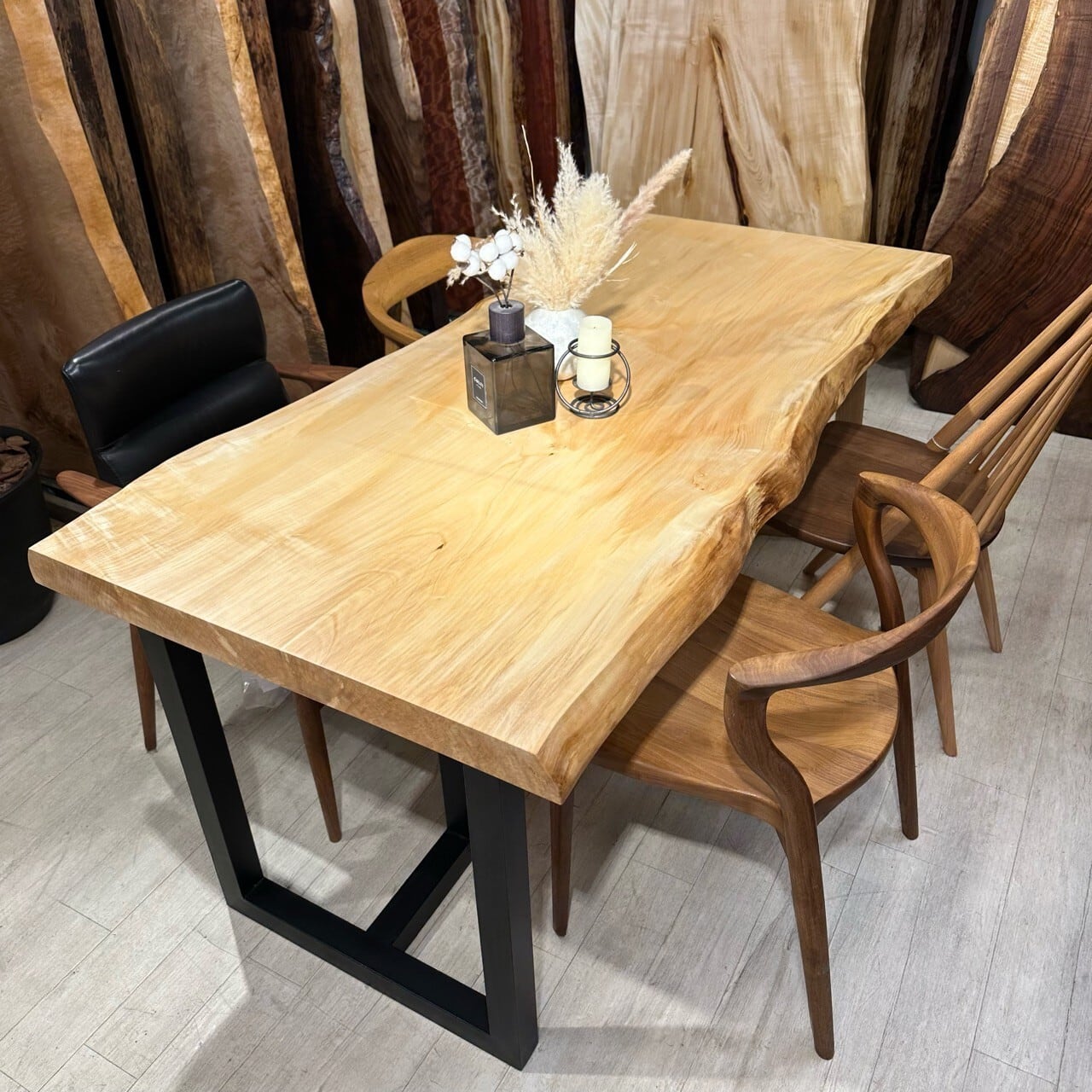 楓 M45-1 一枚板 乾燥材 棚板 カウンター テーブル DIY 耳付 天 楓 M45-1 一枚板 乾燥材 棚板 カウンター テーブル DIY 耳付 天
