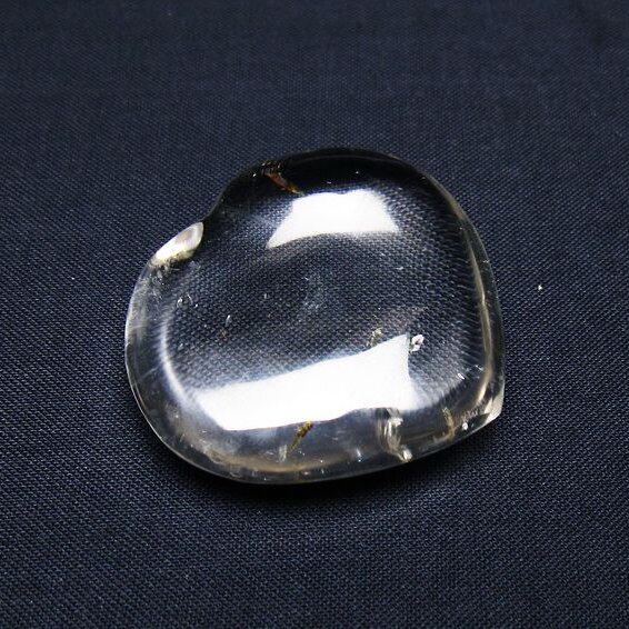 水晶 ハート置物 一点物 145-1622