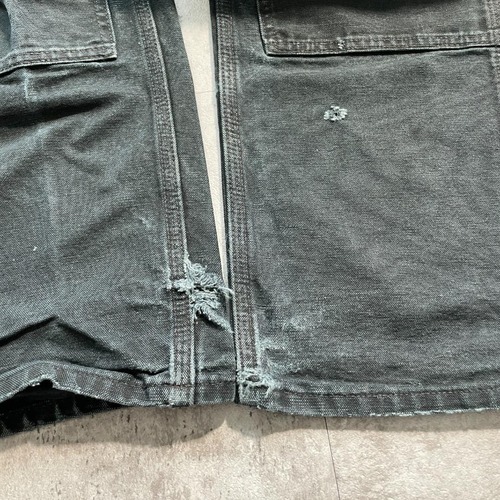 USA製 ブラック ダブルニー Carhartt B01BLK 29×30 詳細写真13