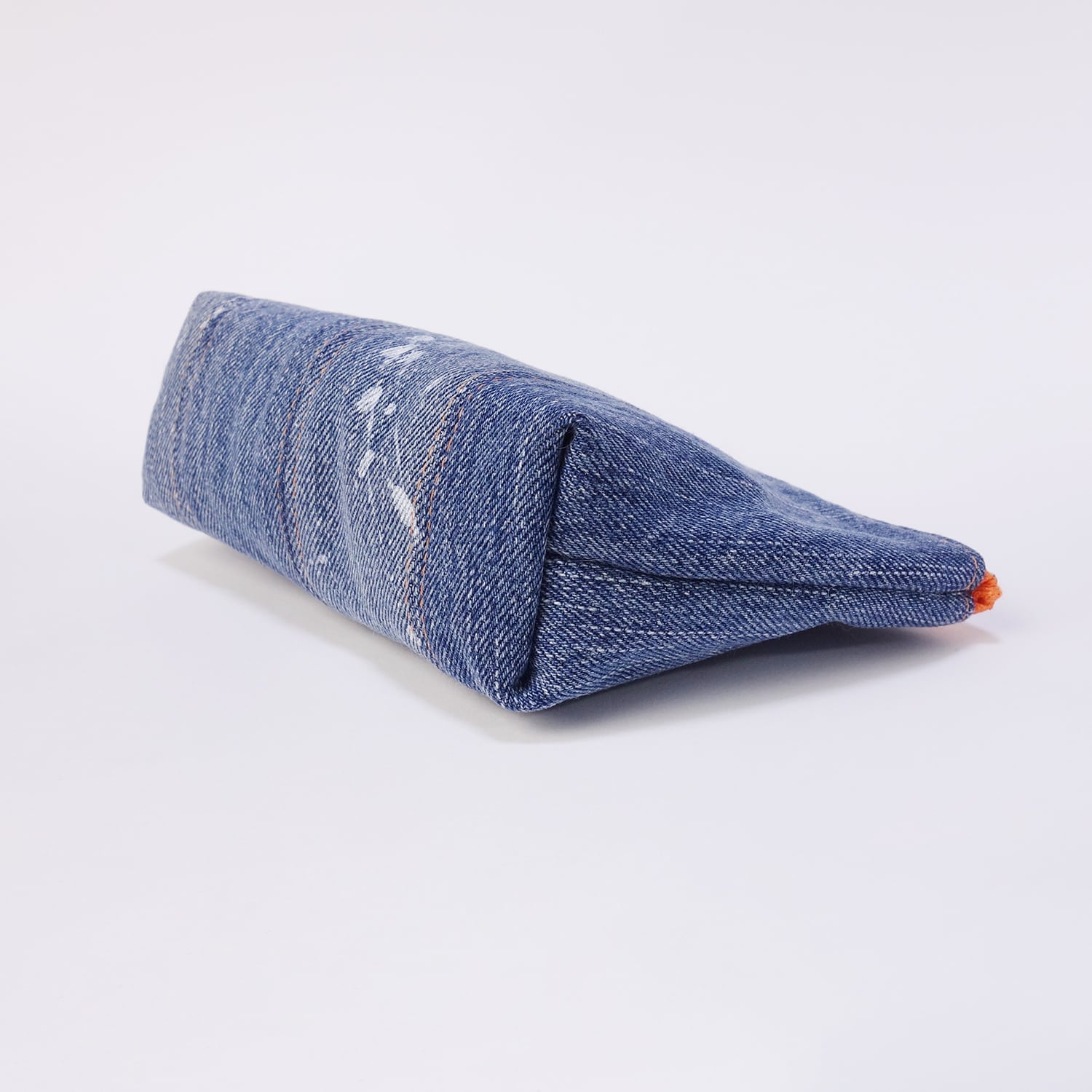 ポーチ ペンケース リメイクデニム ペイント加工 | DENIMCLUB