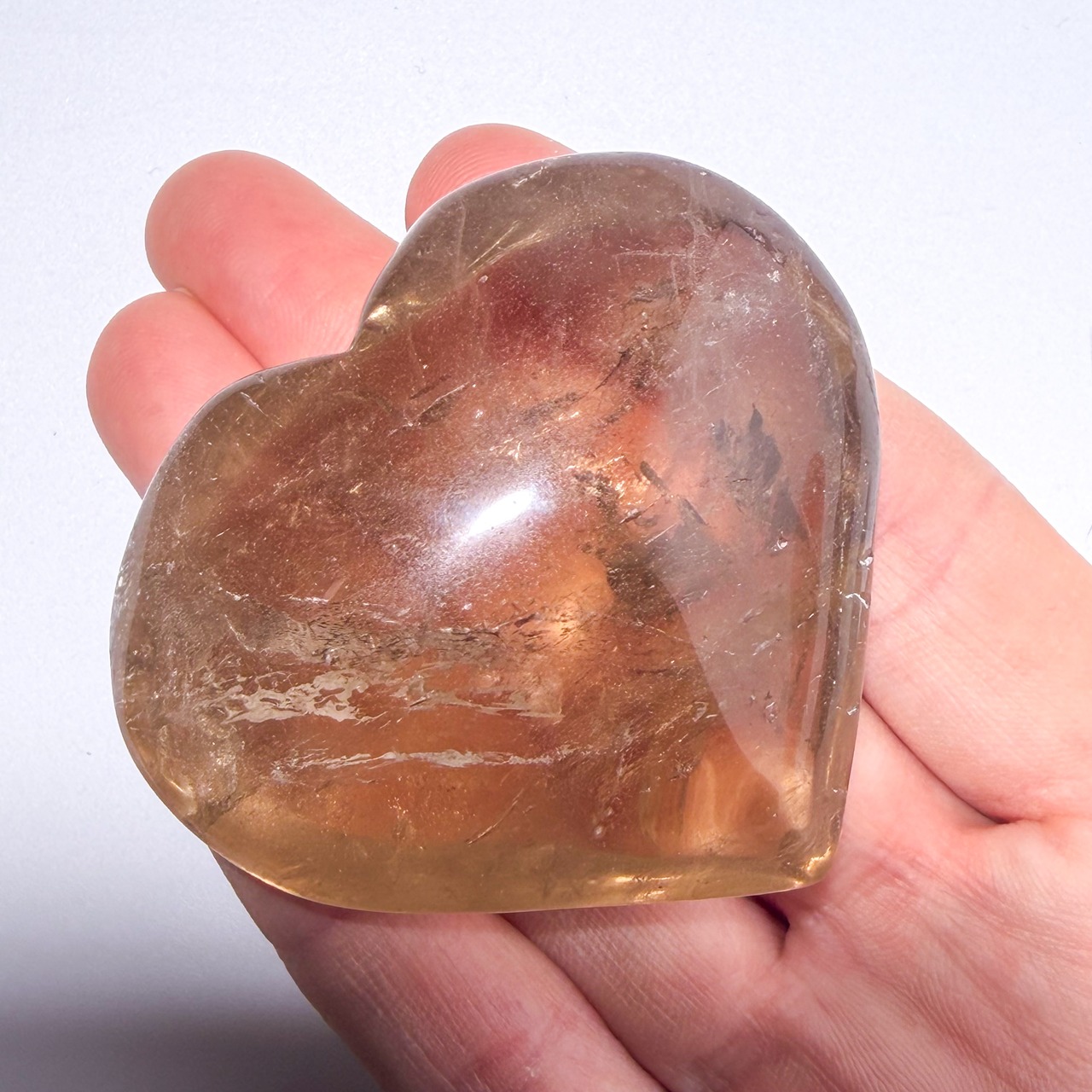 スモーキークォーツ ハート ＊ Smoky quartz ＊ 天然石