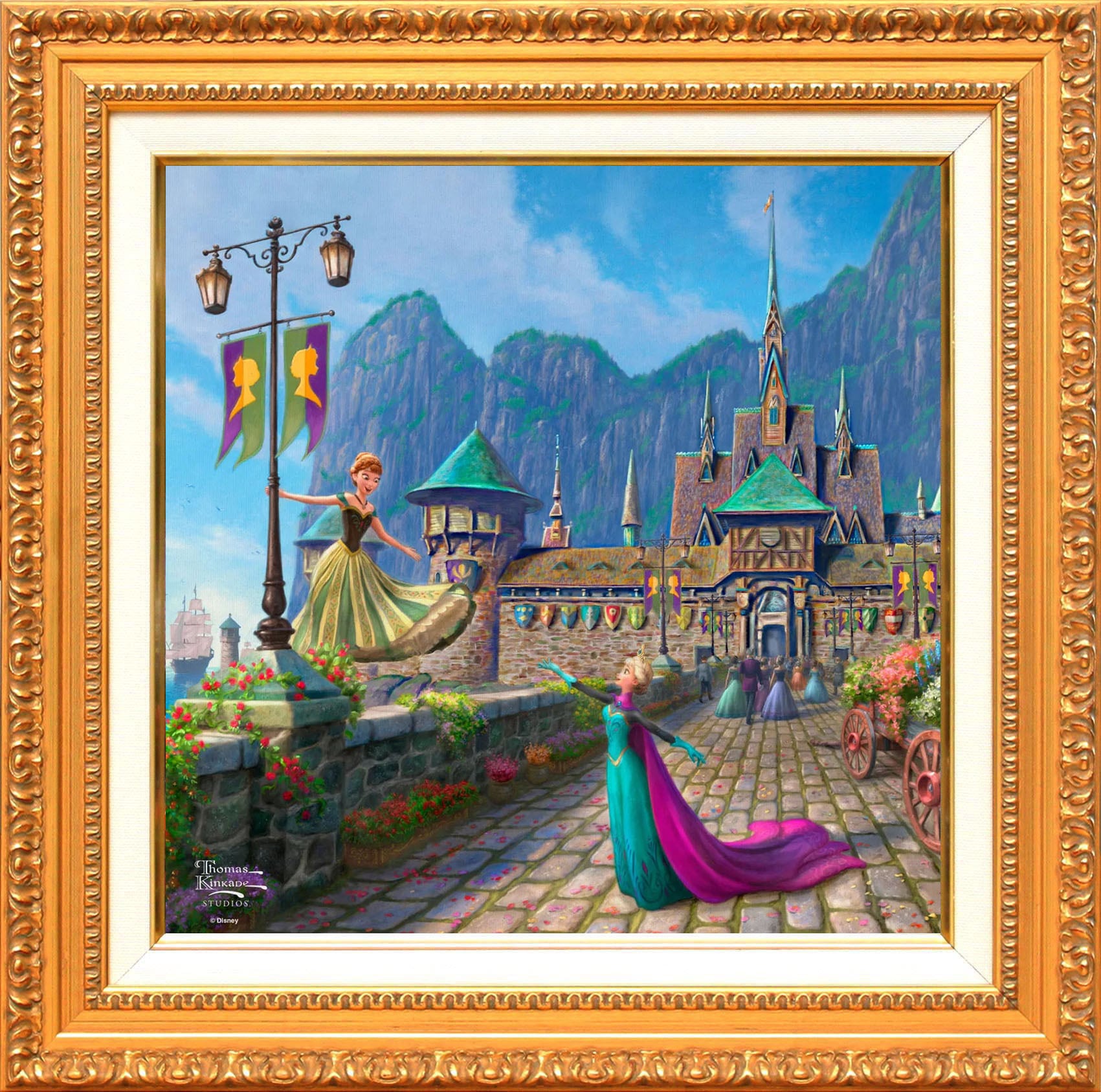 ディズニー絵画 アナと雪の女王/セレブレーション イン アレンデール  