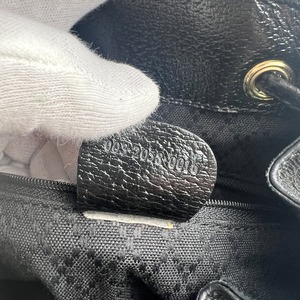 【最終処分SALE】GUCCI グッチ バンブーリュック ブラック A-11133
