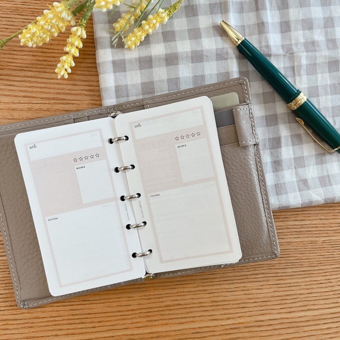 マイクロ5サイズ/レビューリフィル(1ページ1つタイプ)