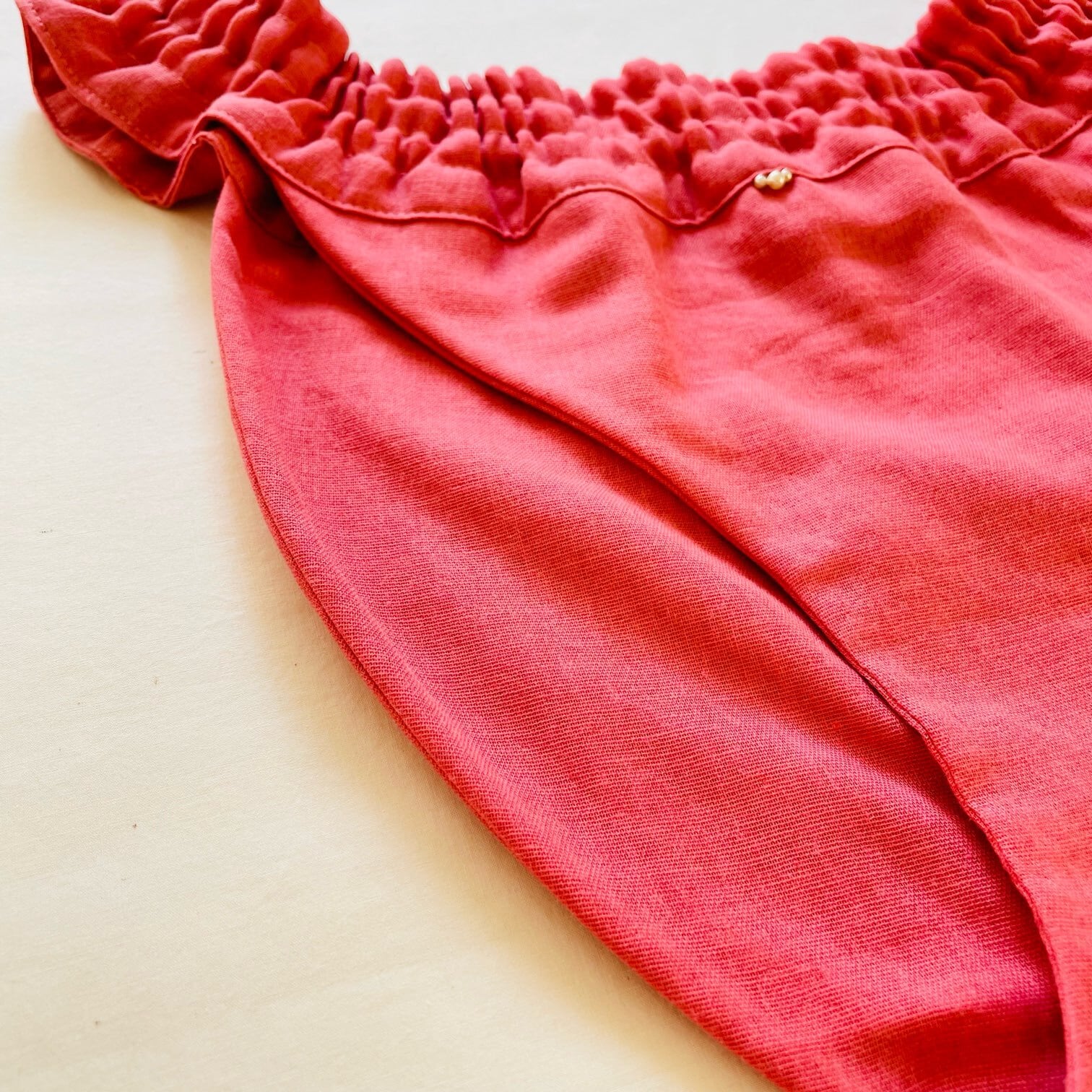 なかぽぽフンティ無地「オールドローズ」