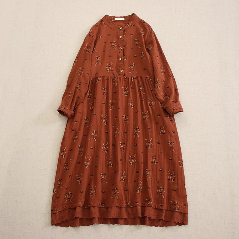ダブルガーゼ 花柄ワンピース 7col Y 260099 | Raglana