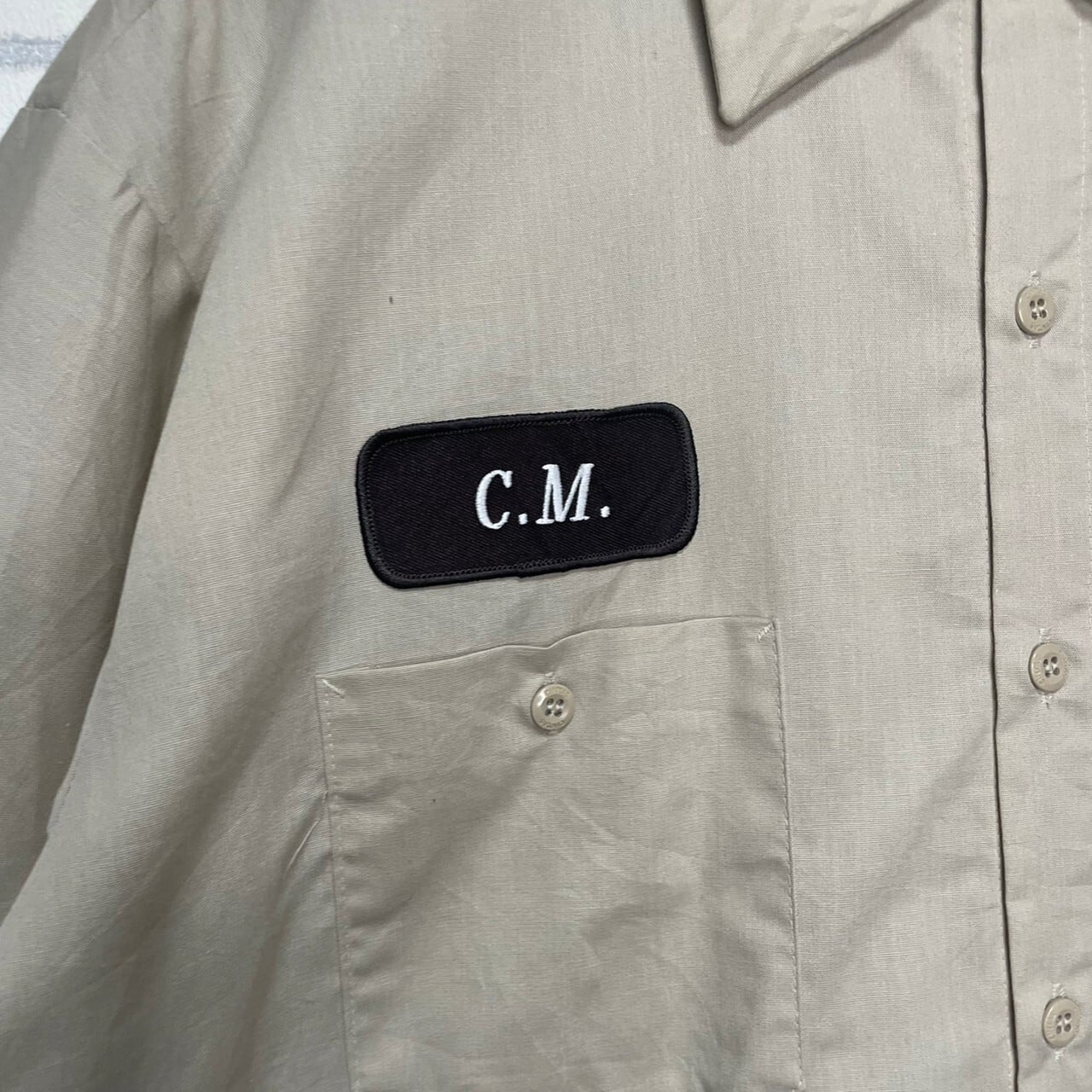 CINTAS 半袖ワークシャツ 2XL ワッペン | 古着屋OLDGREEN