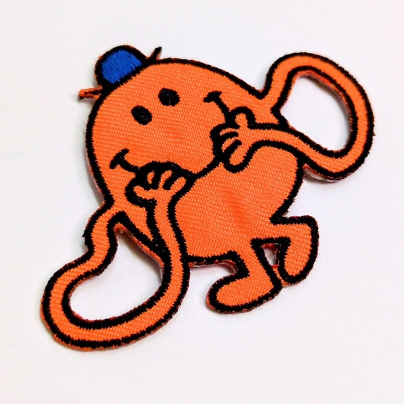 送料無料！ ☆刺繍アイロンワッペン☆【 MR. MEN LITTLE MISS