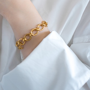 stainless chain bracelet B030