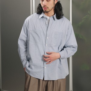 ストライプ・オーバーシルエットシャツA2125