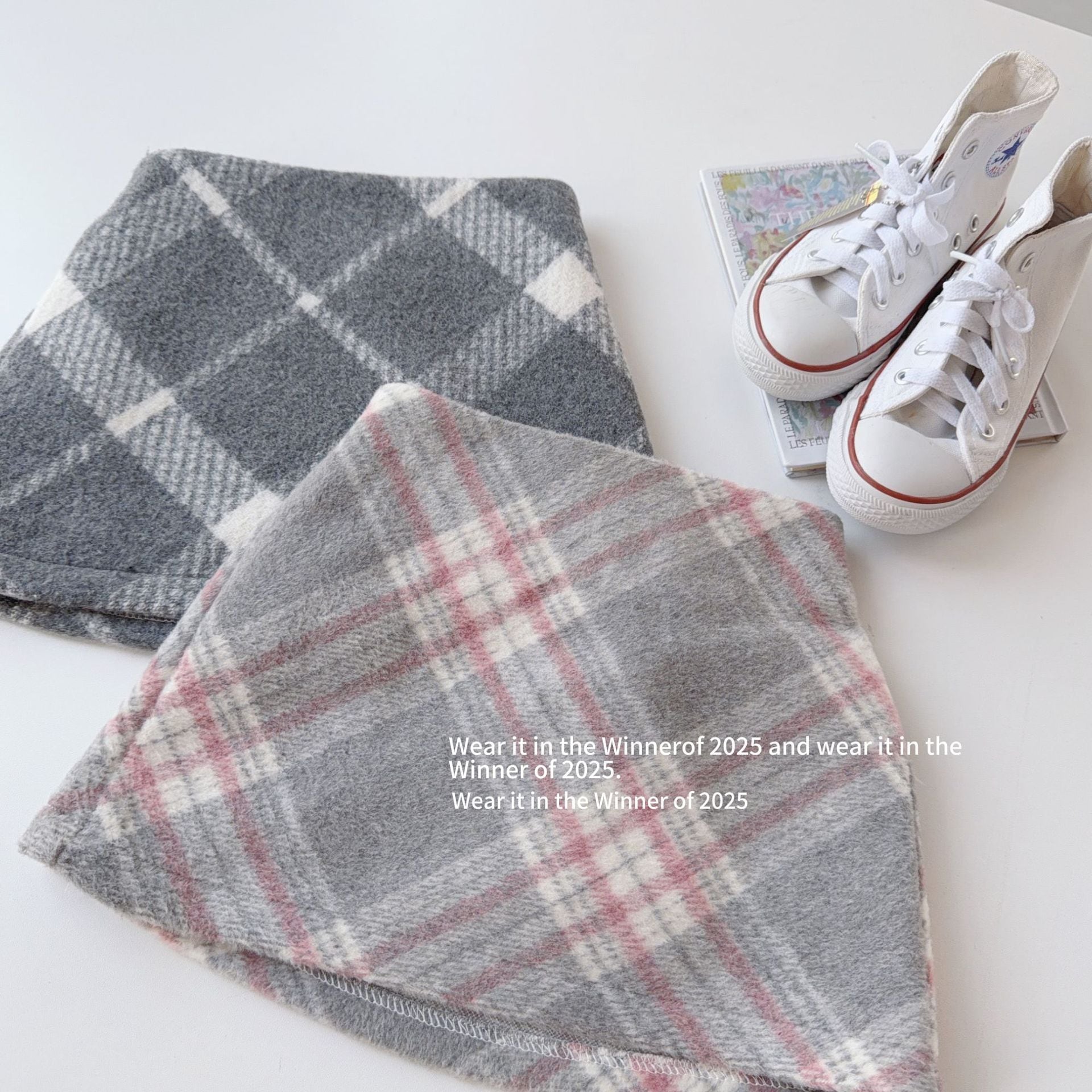 バイアスチェックミニスカート