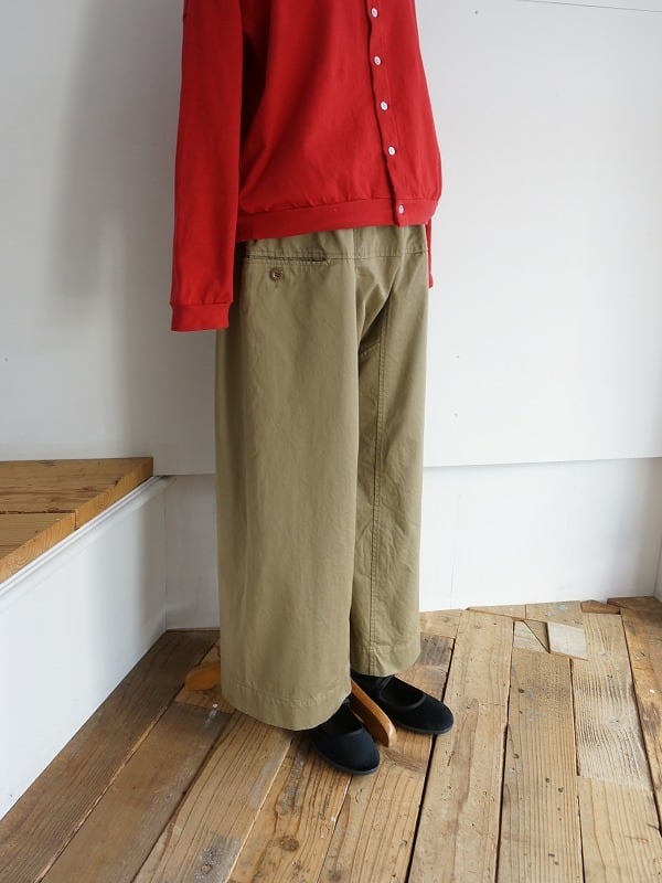 TRAVAIL MANUEL コンパクトチノ シャムパンツ | Fimpen+Nul