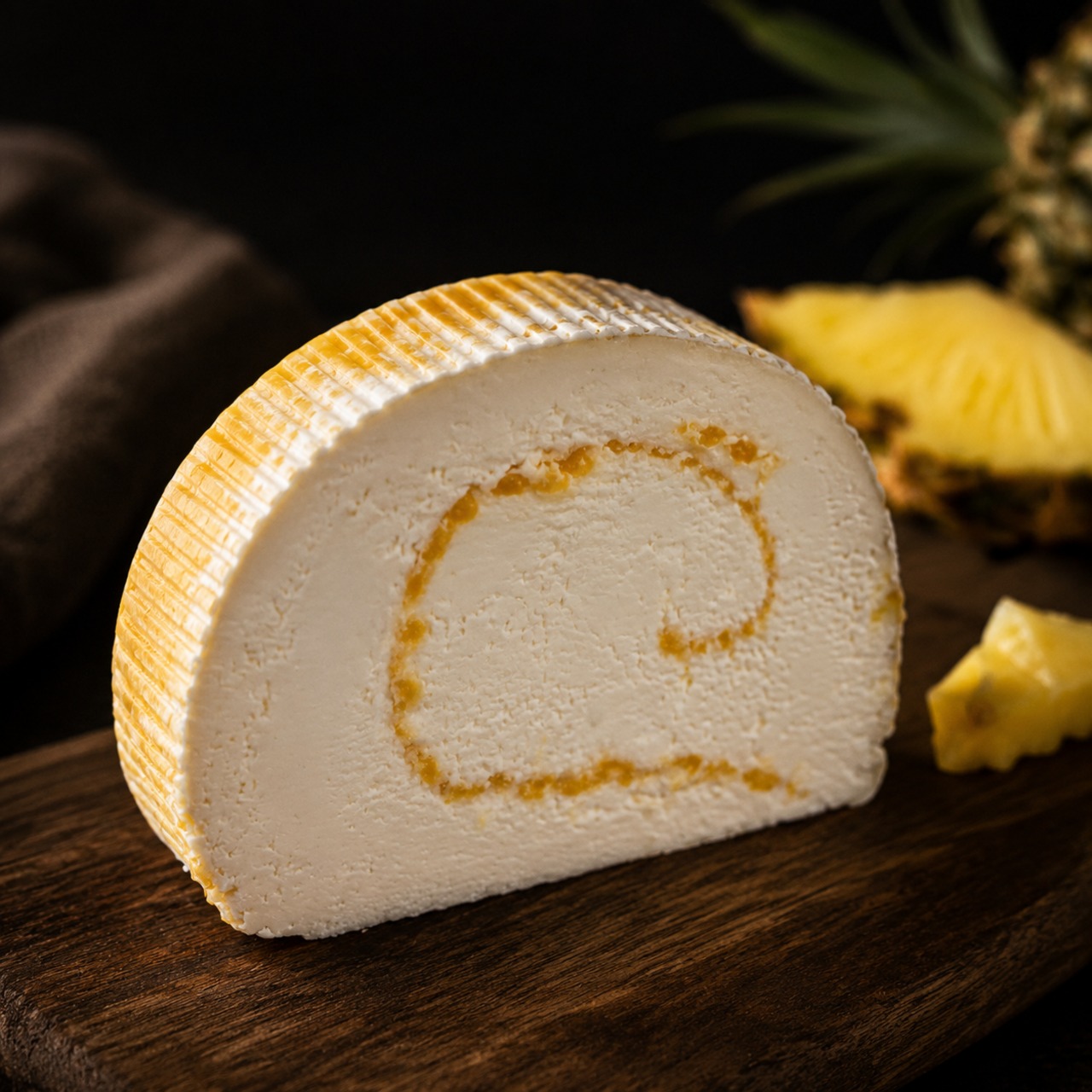 フランス産 ル・ルーレ・アナナス 125g｜パイナップル香るフレッシュチーズロール LE ROULET ANANAS Pineapple Cheese Roll 125g