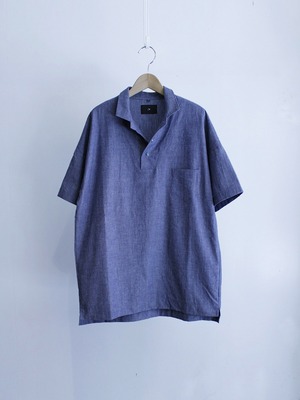 Garage.U.W DUNGAREE PULLOVER SHIRT BLUE